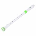  Nuvo Soprano Recorder white-green