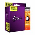 Elixir Nanoweb Light Acoustic 3P