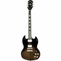  Epiphone SG Modern Figured Trans Black