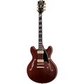  D'Angelico Deluxe DC Satin Trans Wine