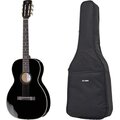  Harley Benton CLP-12SM BK Solid Top Bdl w/B