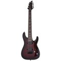 Schecter Omen Elite-7 Black Ch Burst