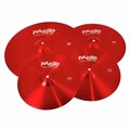  Paiste 900 Color Univ. Cymbal Set RED