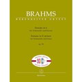  Bärenreiter Brahms Cellosonate e-moll