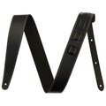  Fender Essentials Leather Strap BK