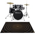  Startone Star Drum Set Studio + Rug BK