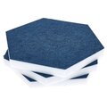  t.akustik Hexagon Melamine Light Blue 25