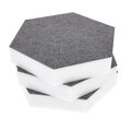  t.akustik Hexagon Melamine Grey 50