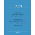  Bärenreiter Bach 3 Sonatas Flute