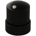  Warwick Stacked Dome Knob CI Black