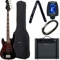  Harley Benton MV-4P LH Black Set