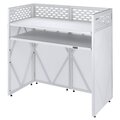  Roadworx DJ Table ALU White Shelf