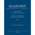  Bärenreiter Glasunow Konzert Es-Dur
