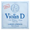  Larsen Violin String D Silver Medium