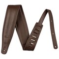  Fender 9cm Premium Leather Strap BRN