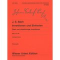  Wiener Urtext Edition Bach Inventionen und Sinfonien
