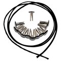  Black Swamp Percussion Nickel Plated Rivets, Cord