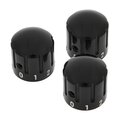 Harley Benton Parts Slotted Knob Set Ebony