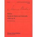  Wiener Urtext Edition Brahms Cellosonate e-moll